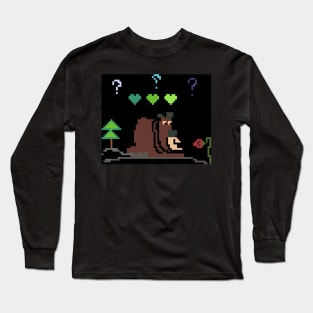 pixel game Long Sleeve T-Shirt